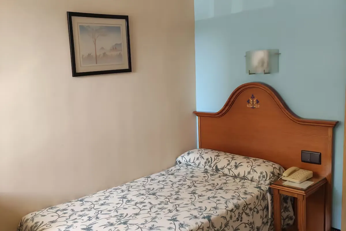 Single twin room at Hotel Ébora